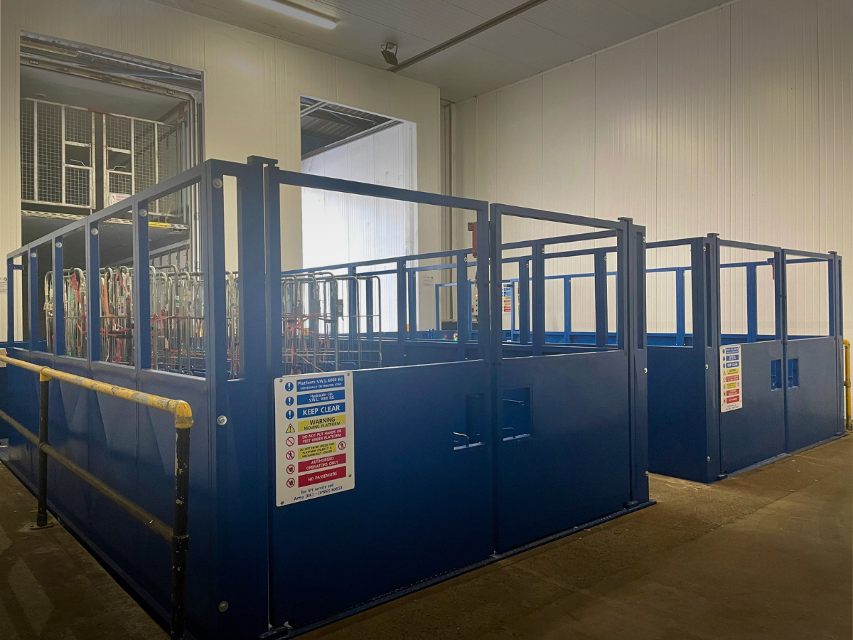 Replacement double deck lift installation completed in Washington!