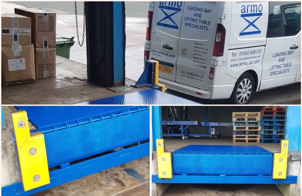 Armo delivers new Dock Levellers for Major Player in the Transport Industry