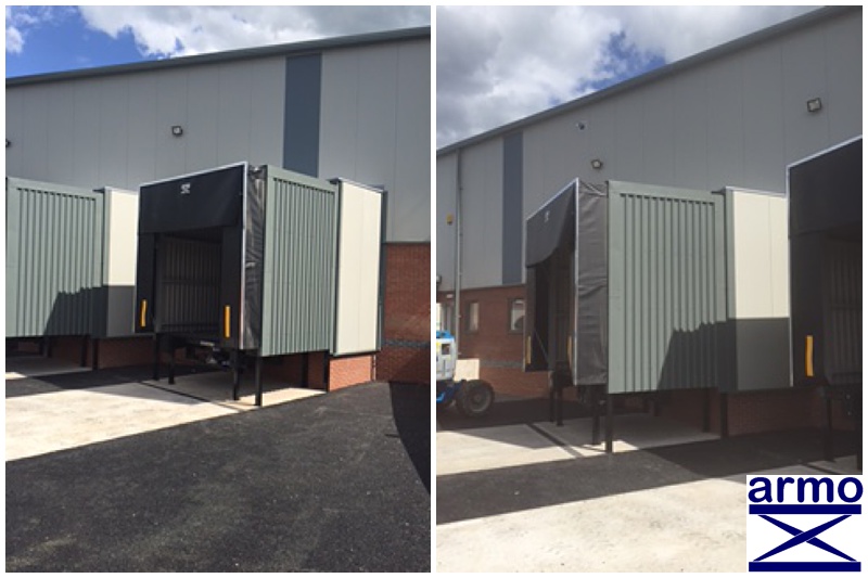 Armo (UK) have upgraded a Dock Shelters in Stafford