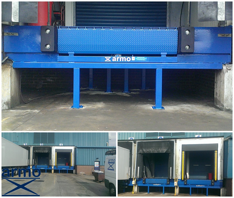 Supply and Install of three Dock Levellers to food processor in Wessex