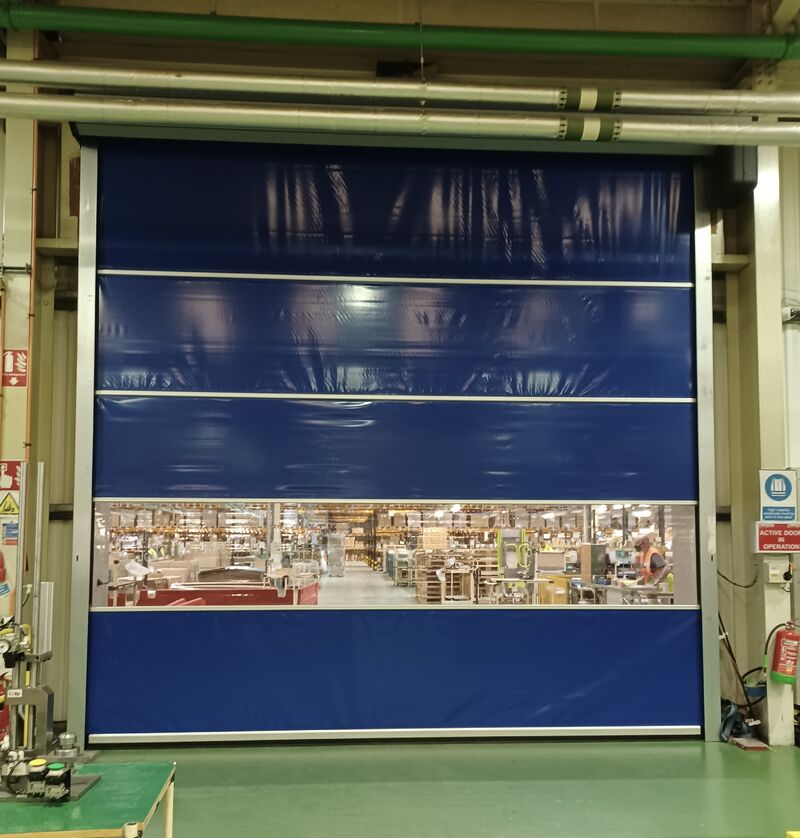Another happy customer! Two High Speed Doors installed in Telford