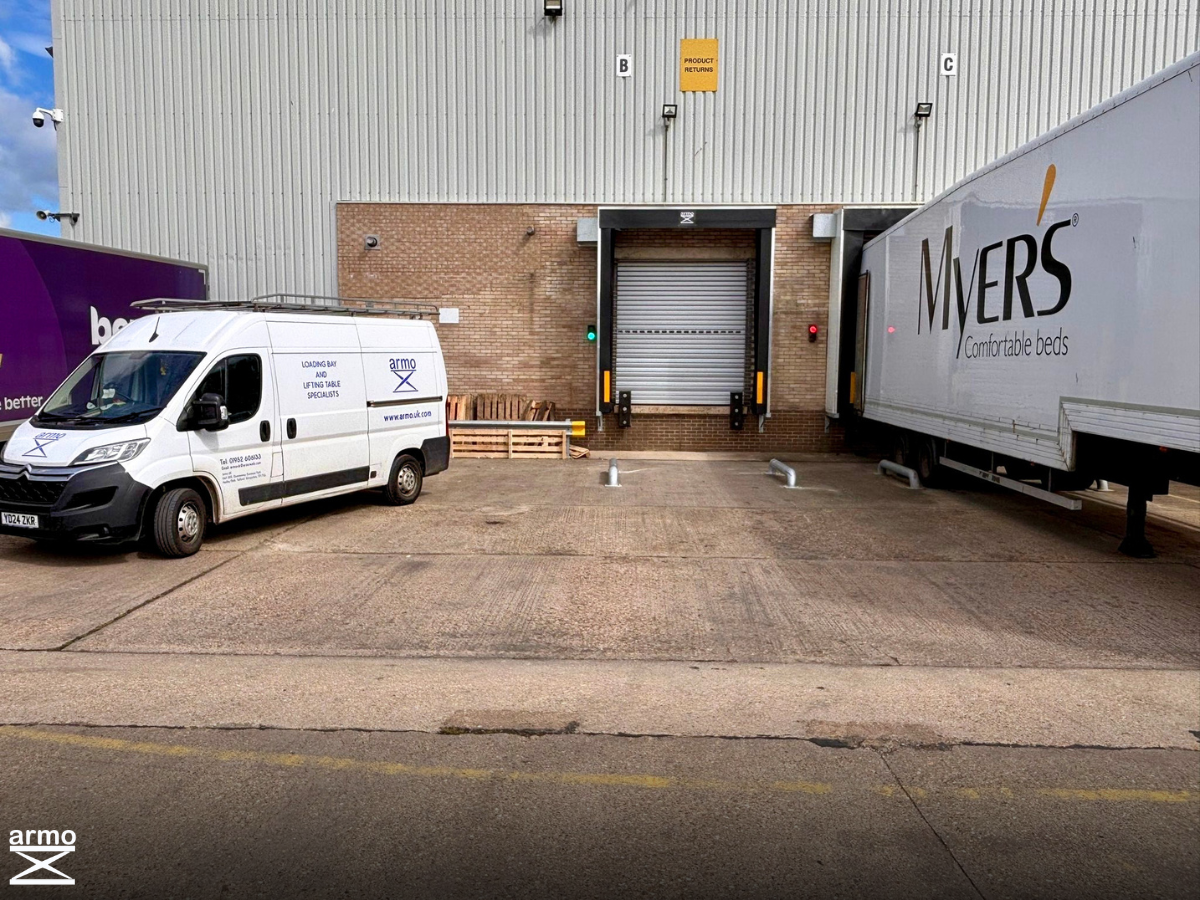 Loading bay upgrade successfully completed for our returning client in Huntingdon