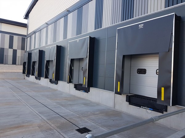 Armo (UK) manufactured and installed a Pit Mounted Swing Lip Dock Leveller in Whitchurch