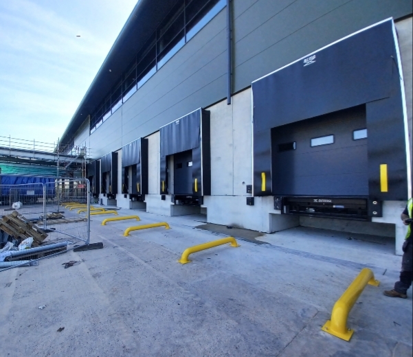 Loading bays upgraded with ARMO Telescopic Lip Dock Levellers in Alfreton