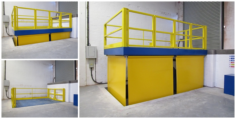 Uk Leading Packaging Company award Armo (UK) the contract to install a Goods Lifting Table