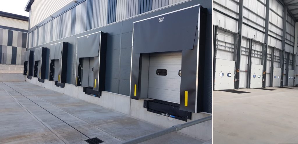 Another fantastic job completed! 5 Loading Bays installed in new Development in Stoke on Trent