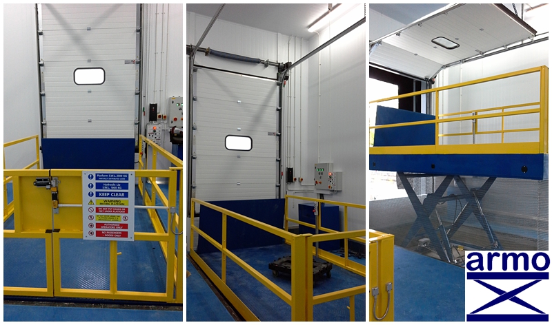 Two Vehicle Lifting Tables for International Food Producer in Northampton