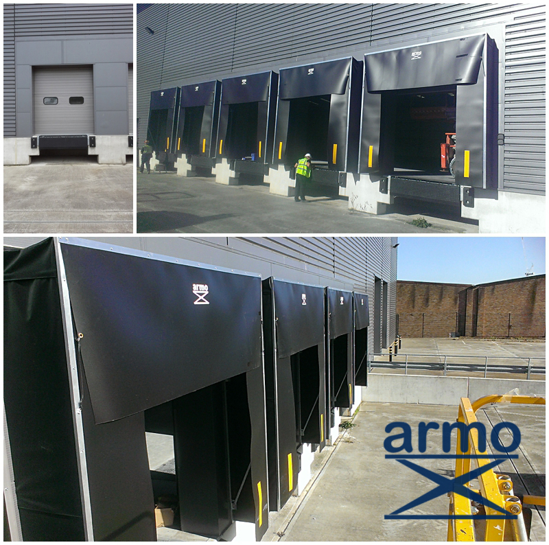 Armo Loading bays, with Dock Shelters and Dock Levellers