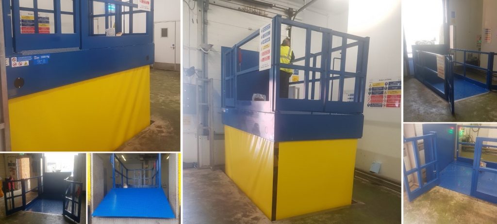 Armo Vehicle Loading lift Manufactured and Installed in one of Leicestershire's Premium Food Manufacturers