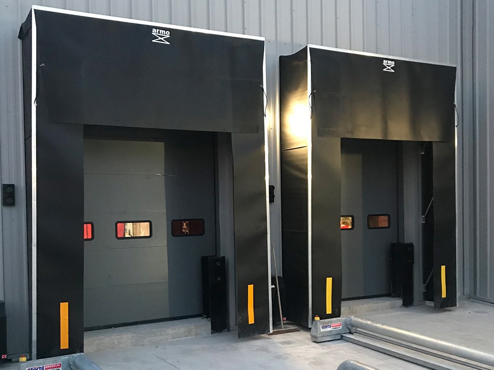 Armo (UK) Installed a Retractable Dock Shelters in the South Wales Valleys