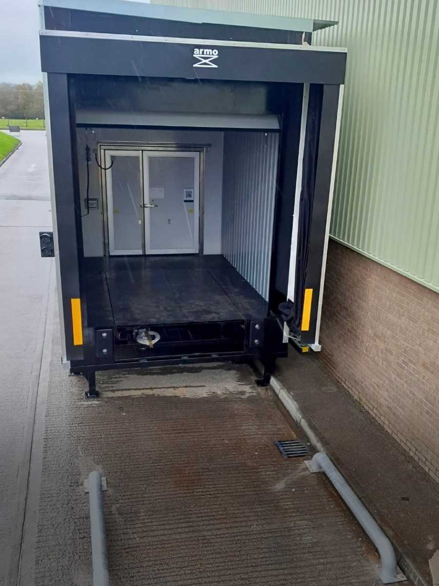 Model ARLH Dock house installation has been completed in Scotland 